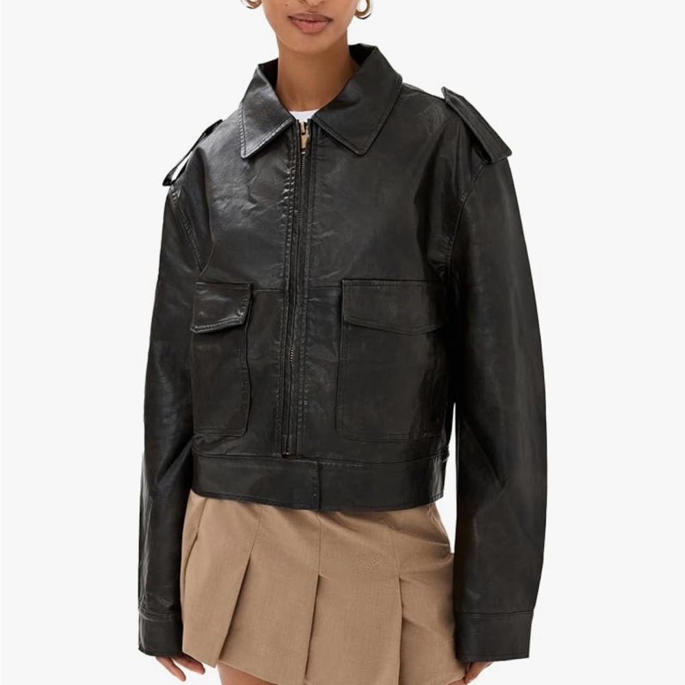 LIONESS 80s Bomber Vegan Size XXSMALL